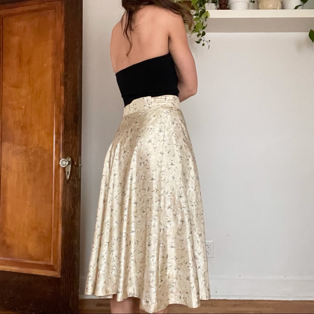Vintage Silk Skirt